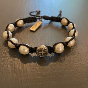 My saint my hero pearl bracelet